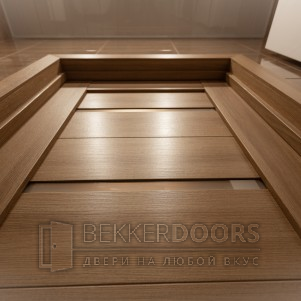 Дверь DUPLEX  (Дуб золотой,стекло Мателюкс)